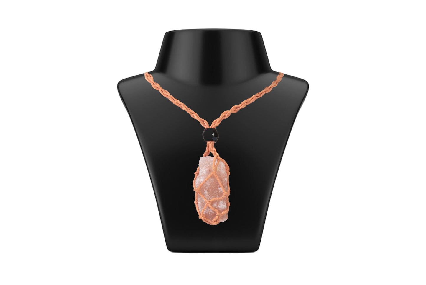 Salt Crystal Pendants Boho Chick with 25-30 inch adjustable Necklace