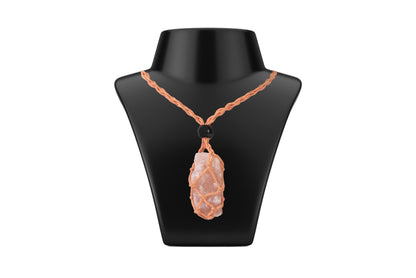 Salt Crystal Pendants Boho Chick with 25-30 inch adjustable Necklace