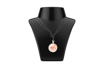 Salt Pendant - Cotton Rope Necklace